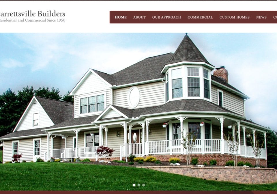 Jarrettsville Builders home page 1
