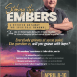 "Stoking the Embers" event brochure